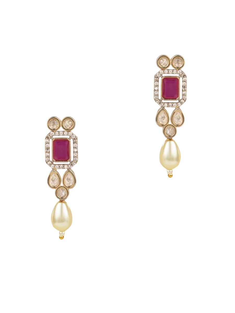 Advisha Polki Kundan Neckpiece - Wahe Jewels Noz2Toz