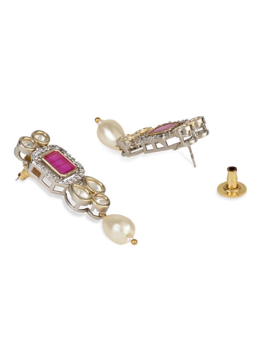 Advisha Polki Kundan Neckpiece - Wahe Jewels Noz2Toz