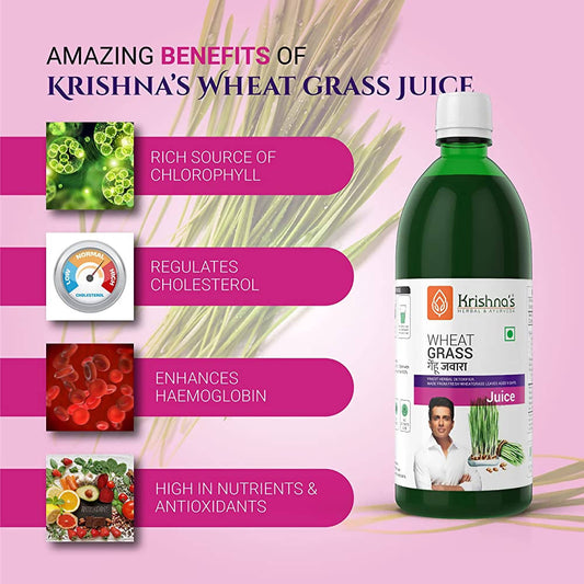 Krishna's Herbal & Ayurveda Wheatgrass Juice 