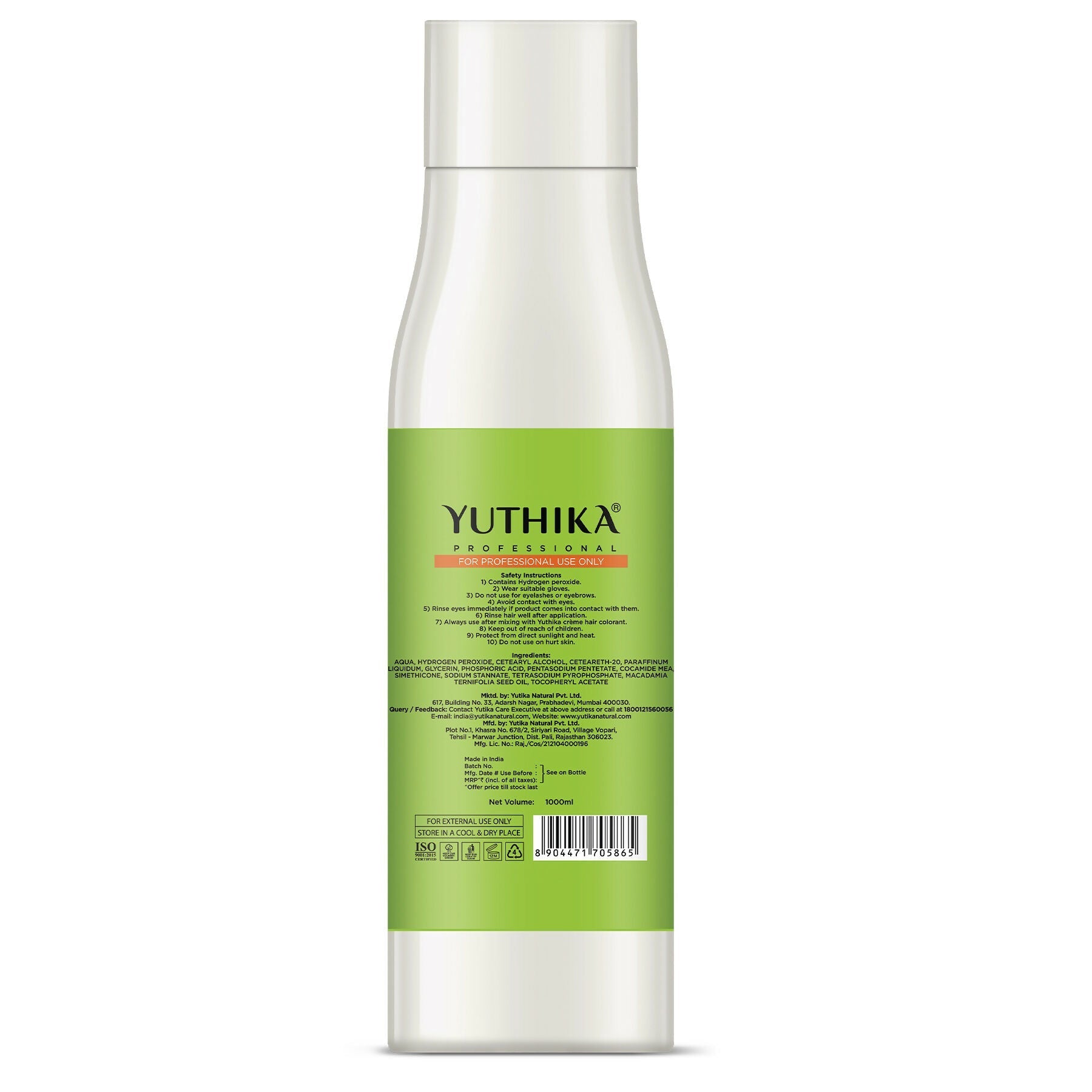 Yuthika Professional Hair Developer 20 Volume (6%)  Grab2Buy Yuthika Grab2Buy