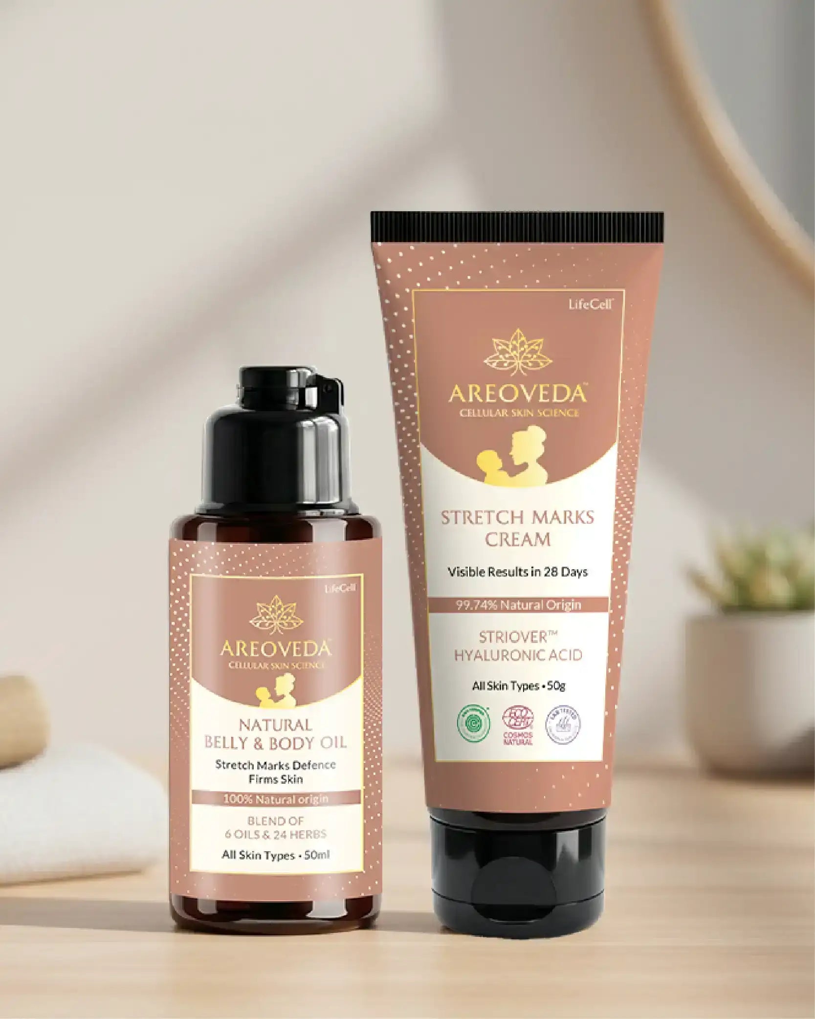 AreoVeda Stretch Marks Repair Bundle