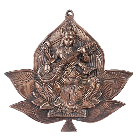 Wall Hanging Goddess Saraswati Idol - Grab2buy