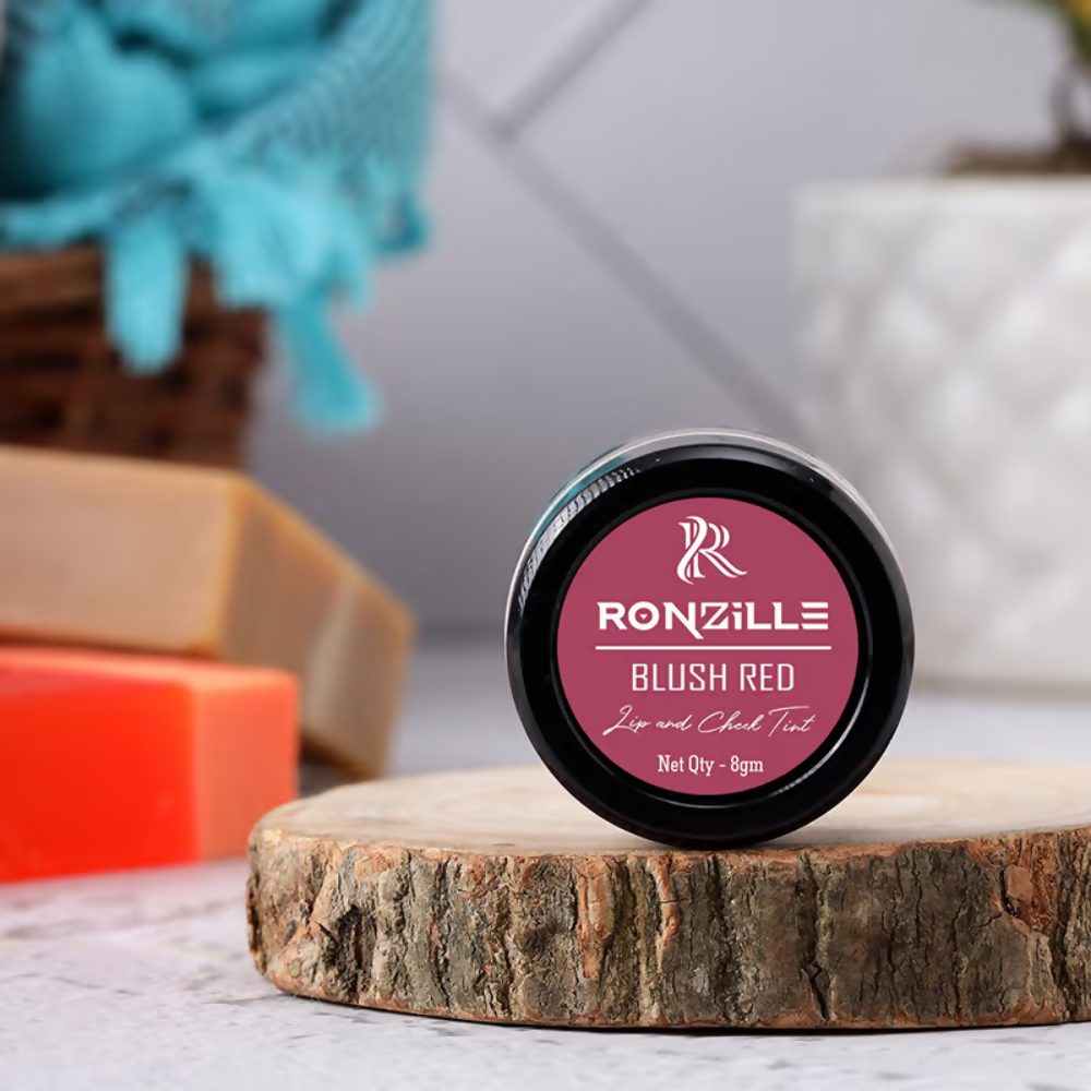 Ronzille Lip And Cheek Tint - Blush Red