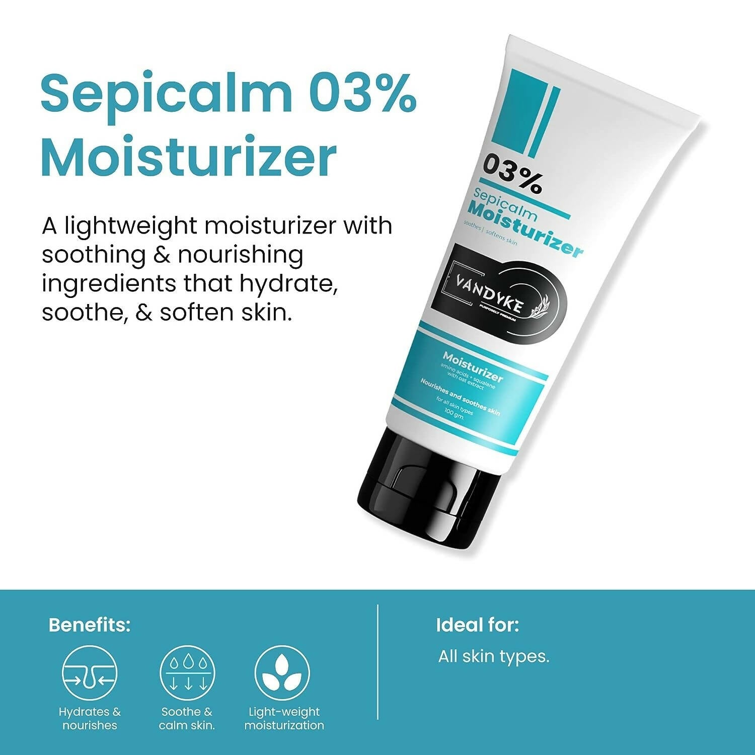 Vandyke Sepicalm 03% Moisturizer  Grab2Buy Vandyke Grab2Buy