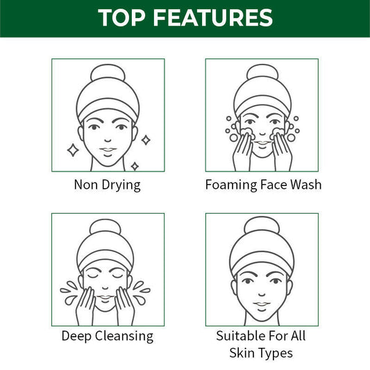 Nykaa Naturals Cucumber & Aloe Vera Face Wash for Hydrated Skin