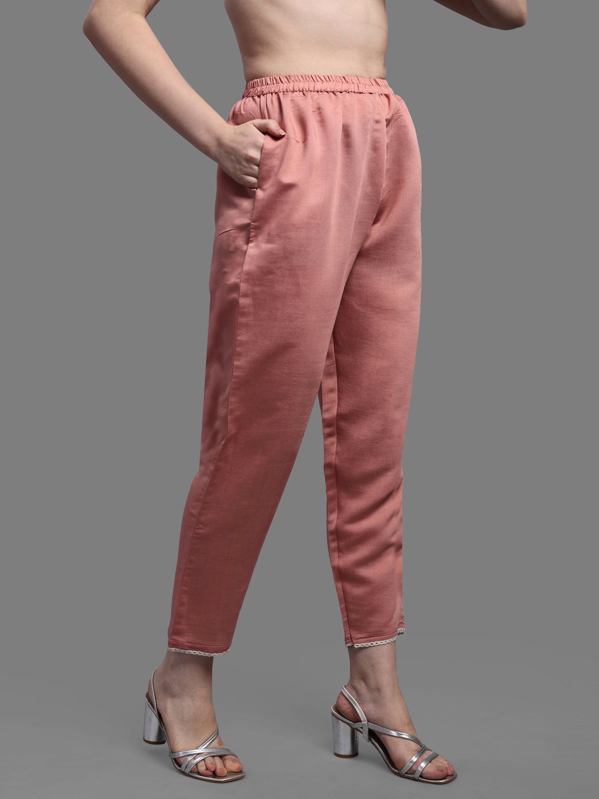 Embroidered Kurta With Pant & Dupatta Set, Multicolor - Hiral Fashion