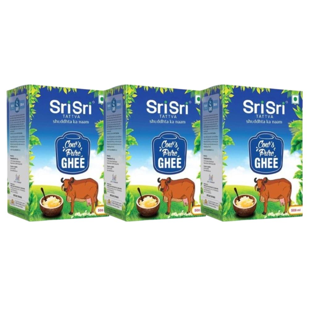 Sri Sri Tattva Cow's Pure Ghee | Pure Cow Ghee for Better Digestion and Immunity | Pure A2 Cow Ghee 