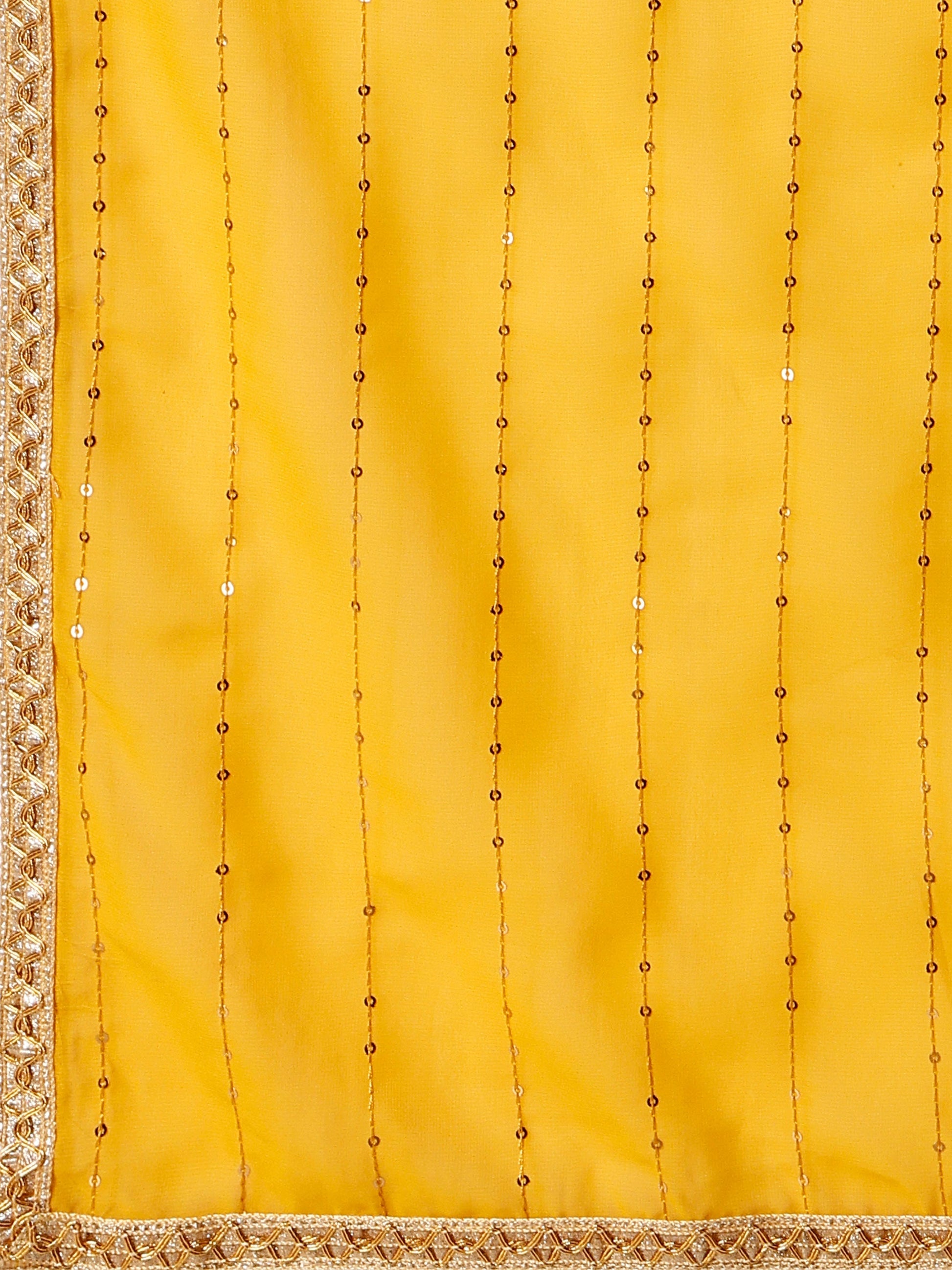Hand Embroidered Kurta With Sharara And Dupatta Set, Multicolor - Hiral Fashion