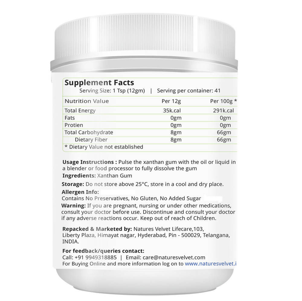 Nature's Velvet Xanthan Gum Powder 