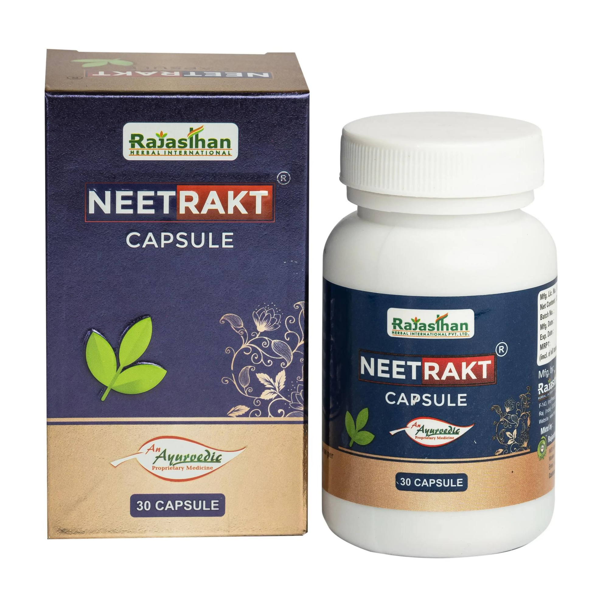 Rajasthan Herbals Neetrakt Capsules 