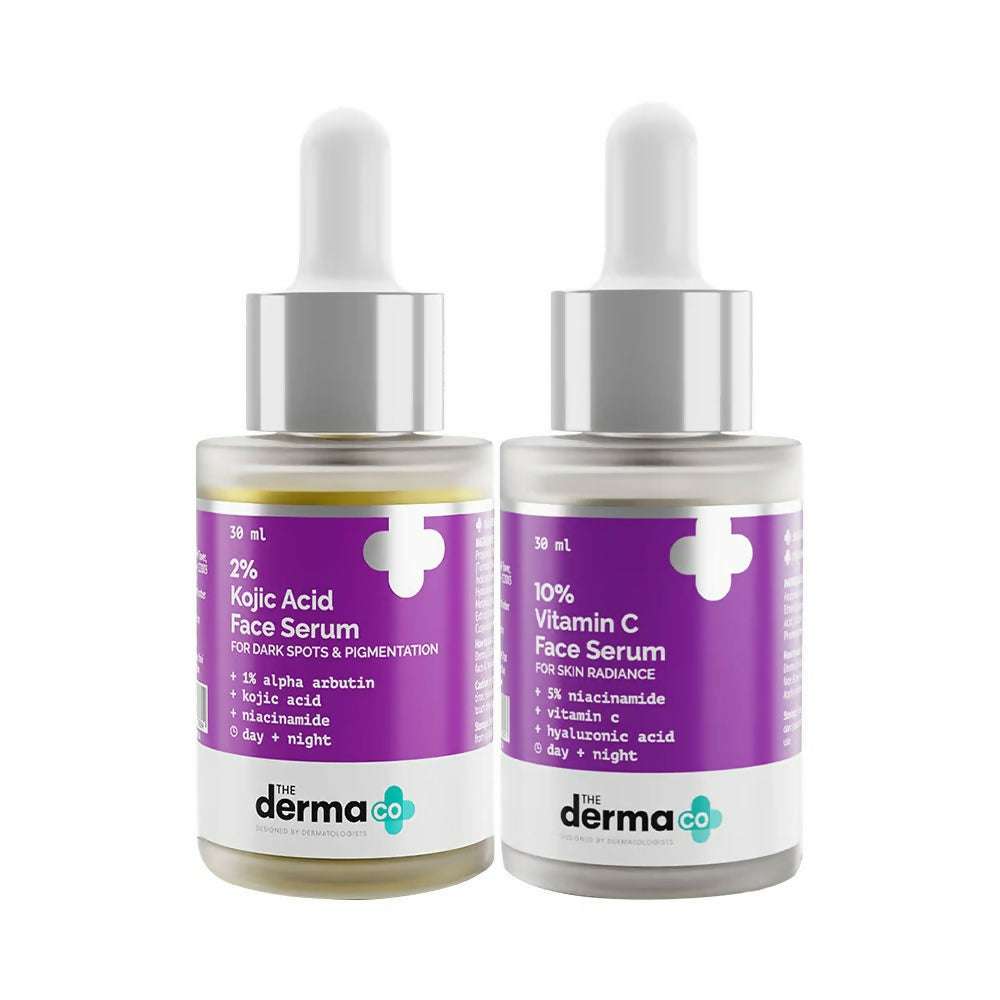 The Derma Co Pigmentation AM PM Regime Combo With Vitamin C (AM) And Kojic (PM)  Grab2Buy The Derma Co Grab2Buy