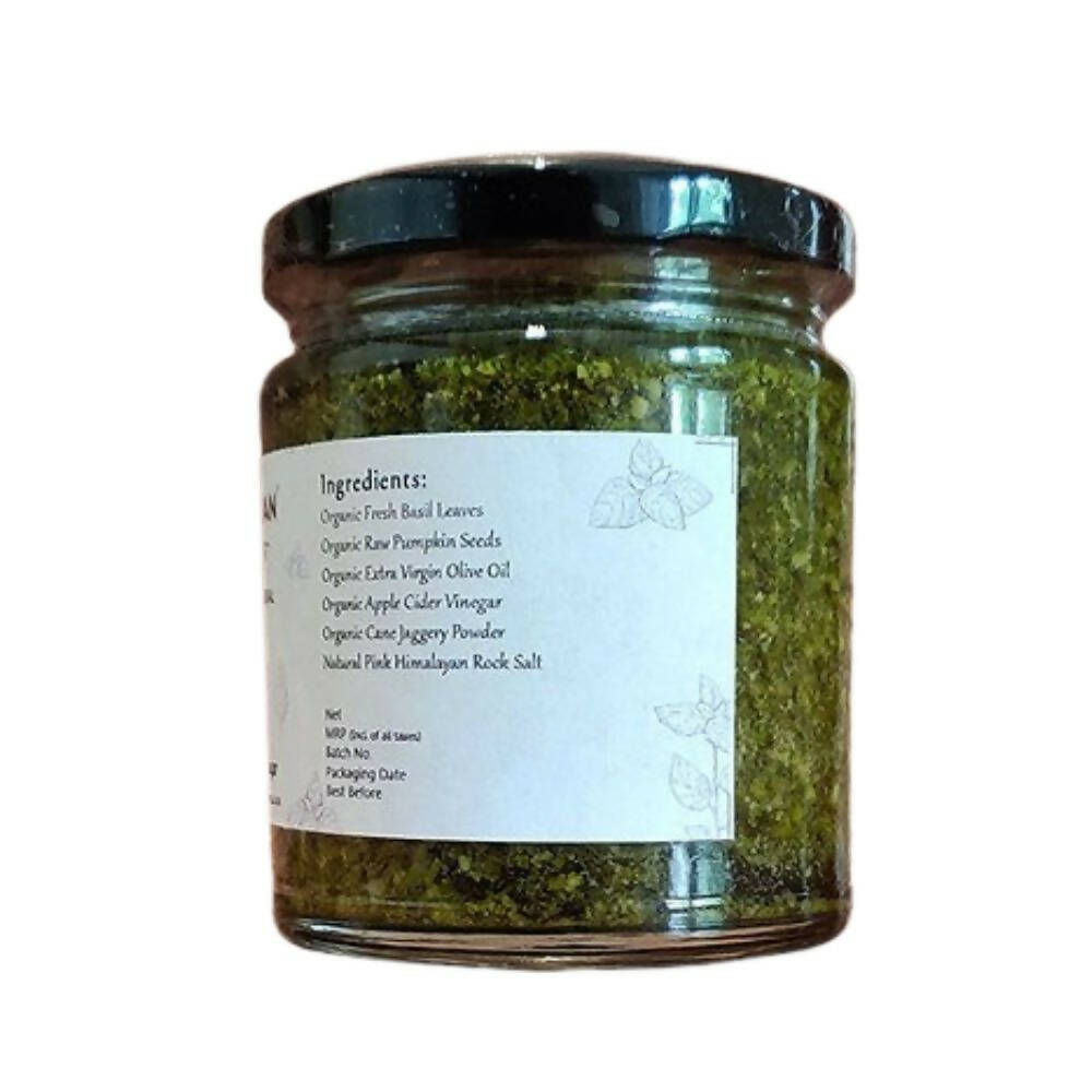 Satjeevan Organic Basil Pesto Sauce 