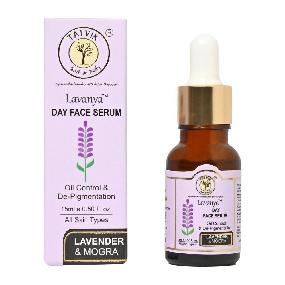 Tatvik Ayurveda Lavanya Day Face Serum (Lavender & Mogra)  Grab2Buy Tatvik Ayurveda Grab2Buy