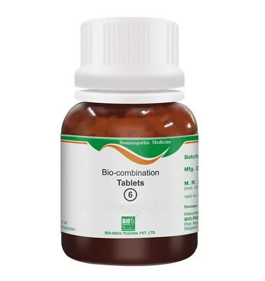 Bio India Homeopathy Bio-combination 6 Tablets 