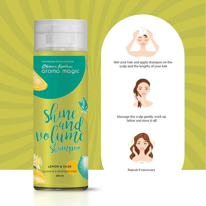 Blossom Kochhar Aroma Magic Shine Volume Shampoo 