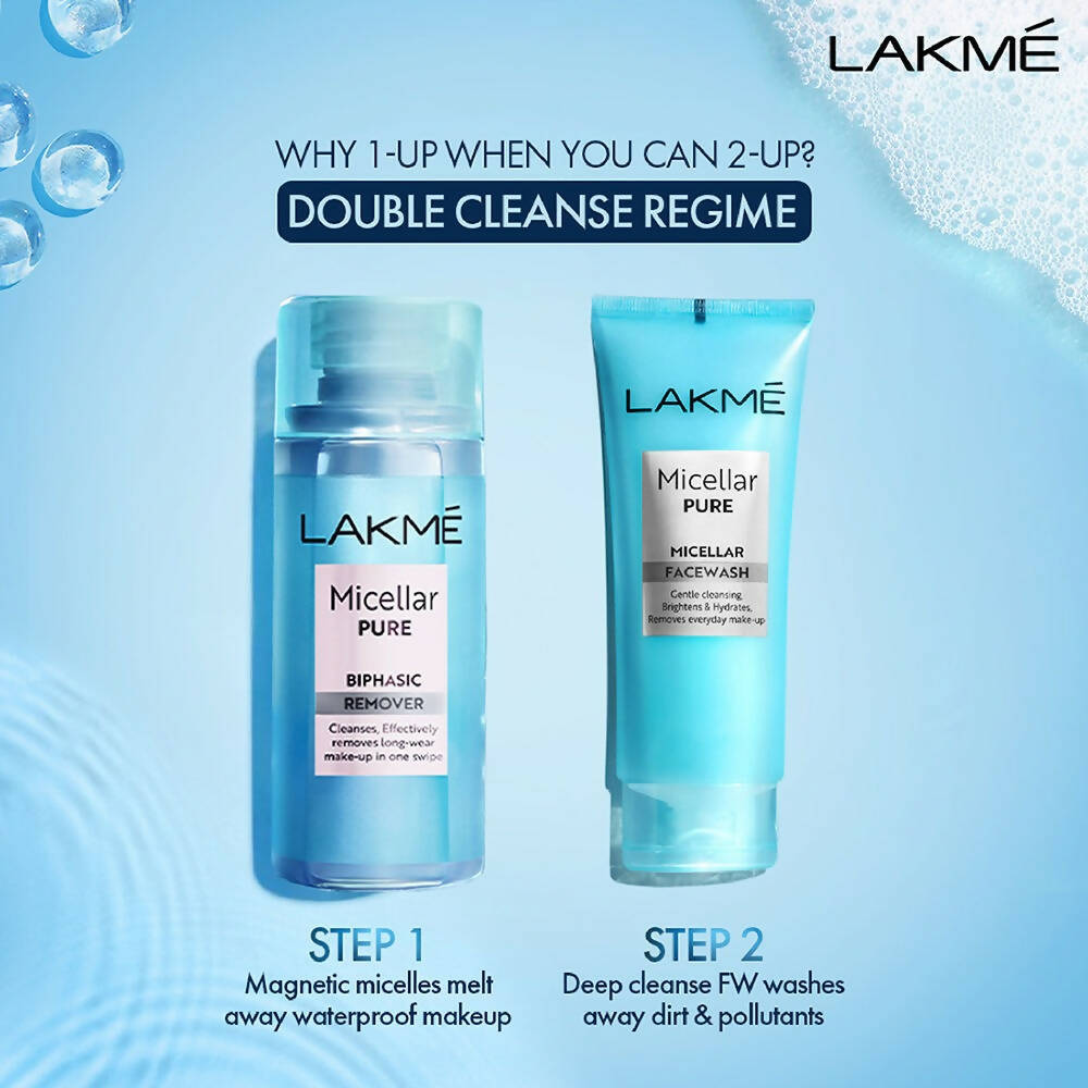 Lakme Micellar Water Bi-Phasic Make-up Remover 