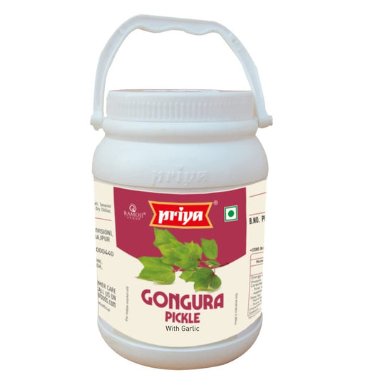 Priya Gongura Pickle with Garlic - Grab2buy