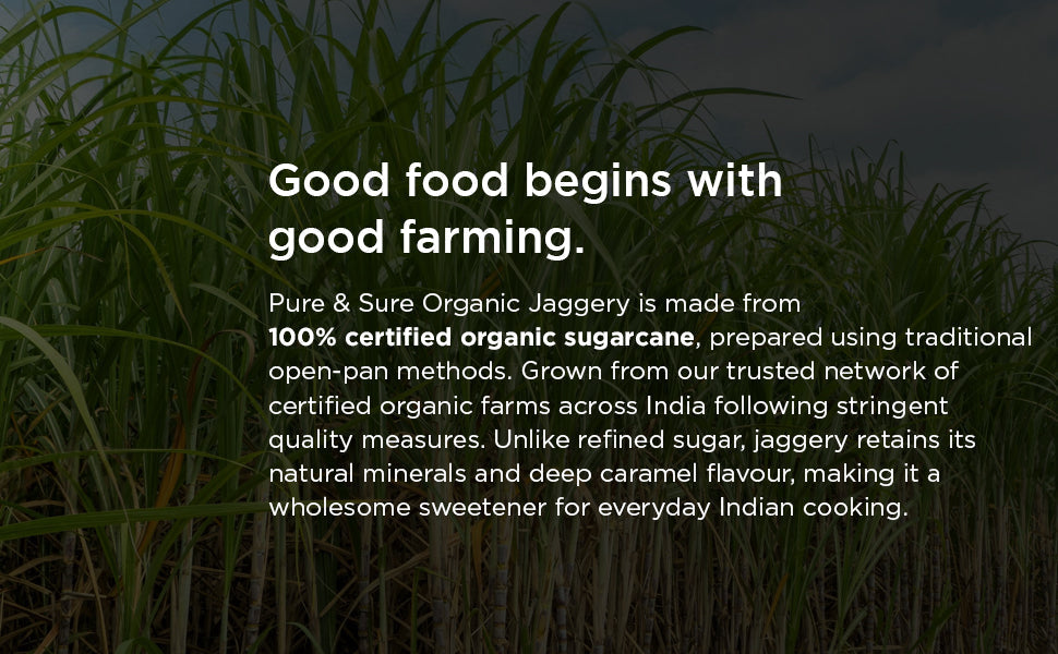 Pure & Sure Organic Jaggery Powder  Grab2Buy Pure & Sure Grab2Buy