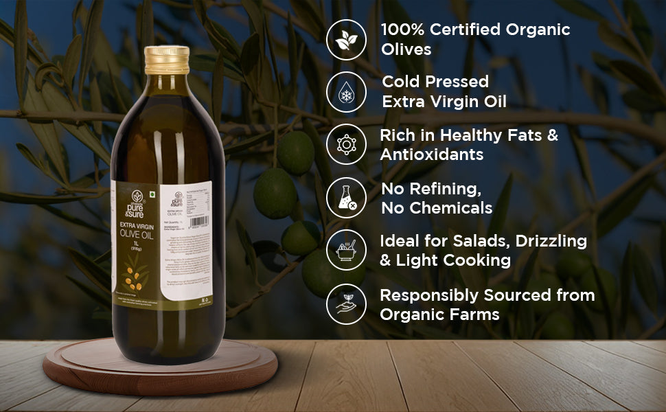 Pure & Sure Organic Extra Virgin Olive Oil