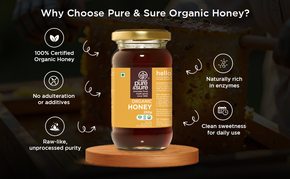 Pure & Sure Organic Honey 