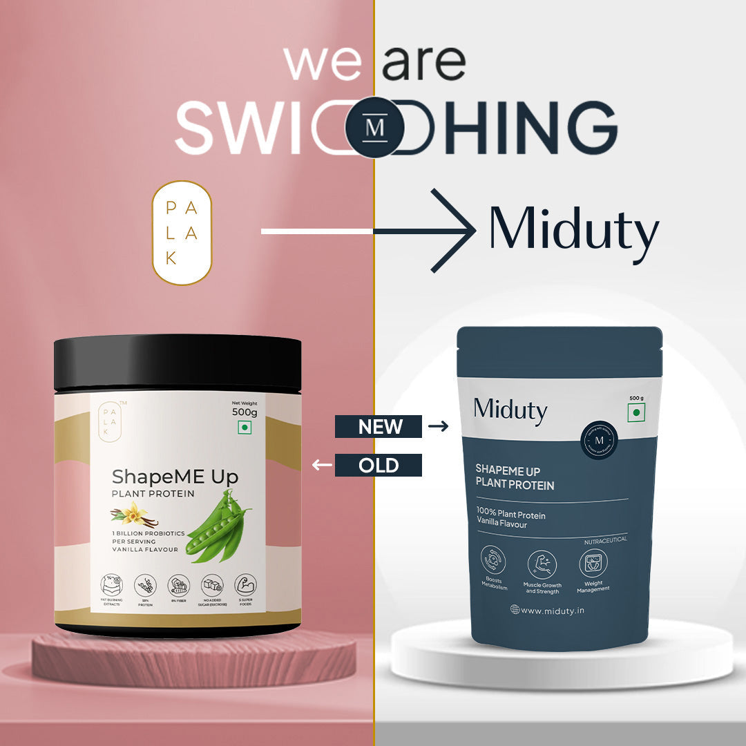 Miduty by Palak Notes Shapeme Up Plant Protein Powder 