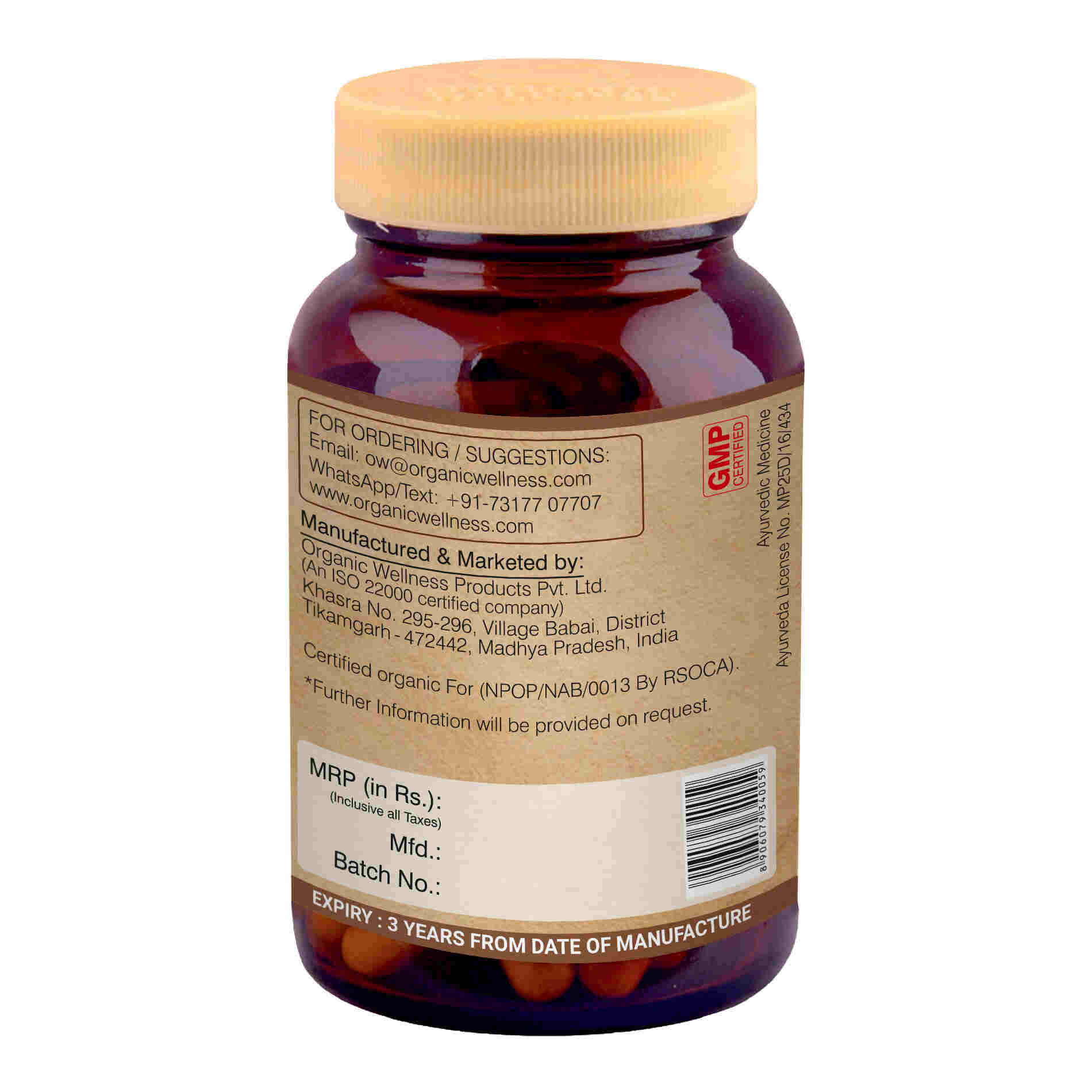 Organic Wellness Ow'heal Shatavari A+ - Grab2buy