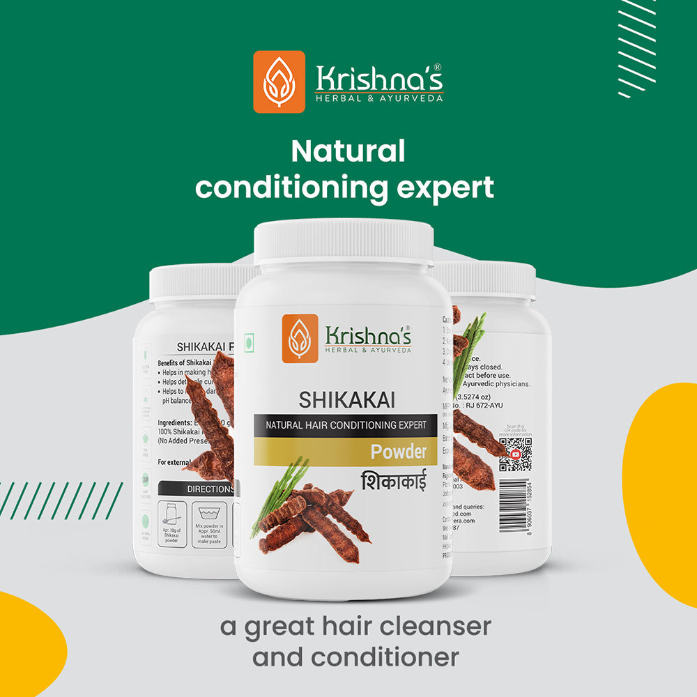 Krishna'S Herbal & Ayurveda Shikakai Powder 