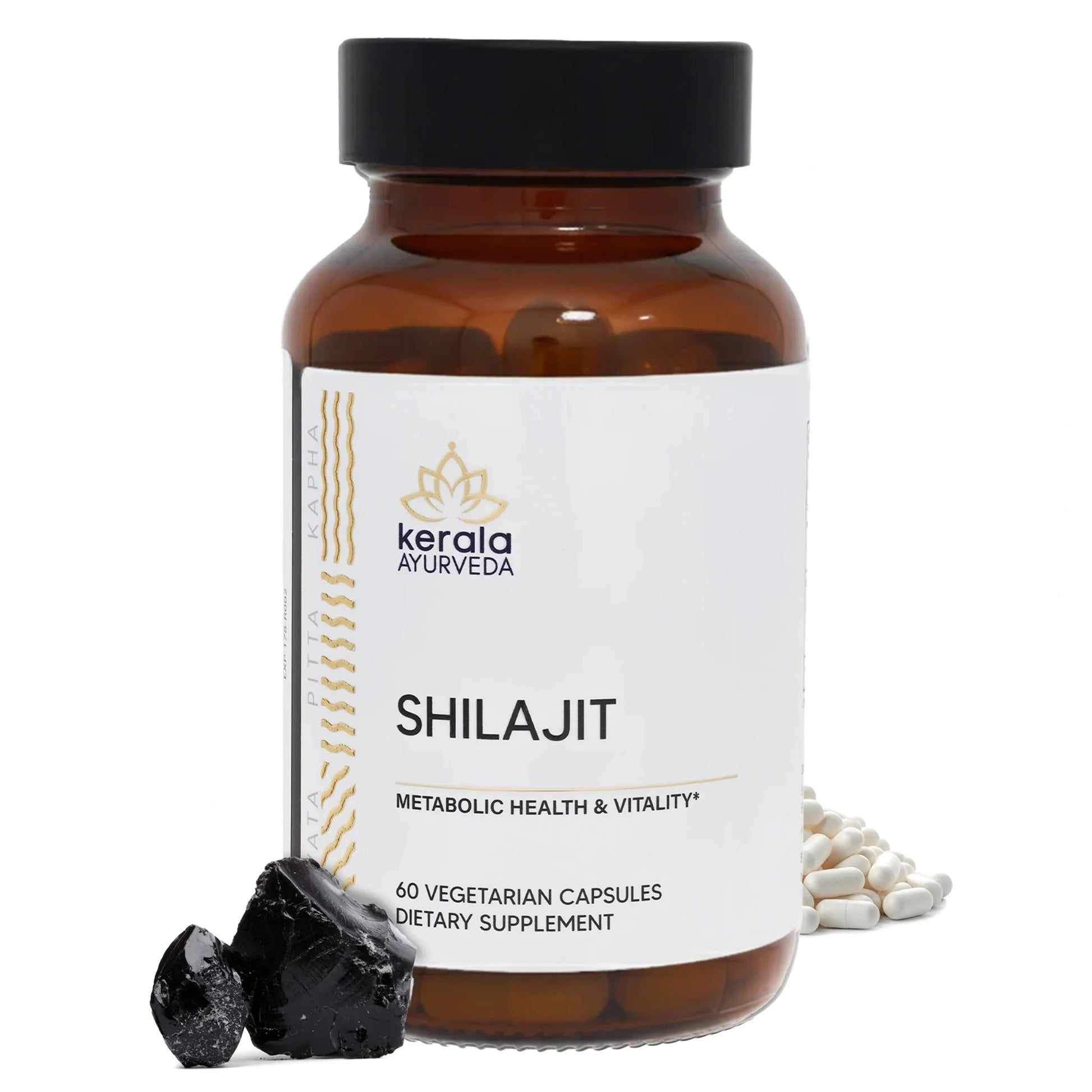 Shilajit - Natural Energy Enhancer for Strength and Stamina (60 Veg Capsules) 