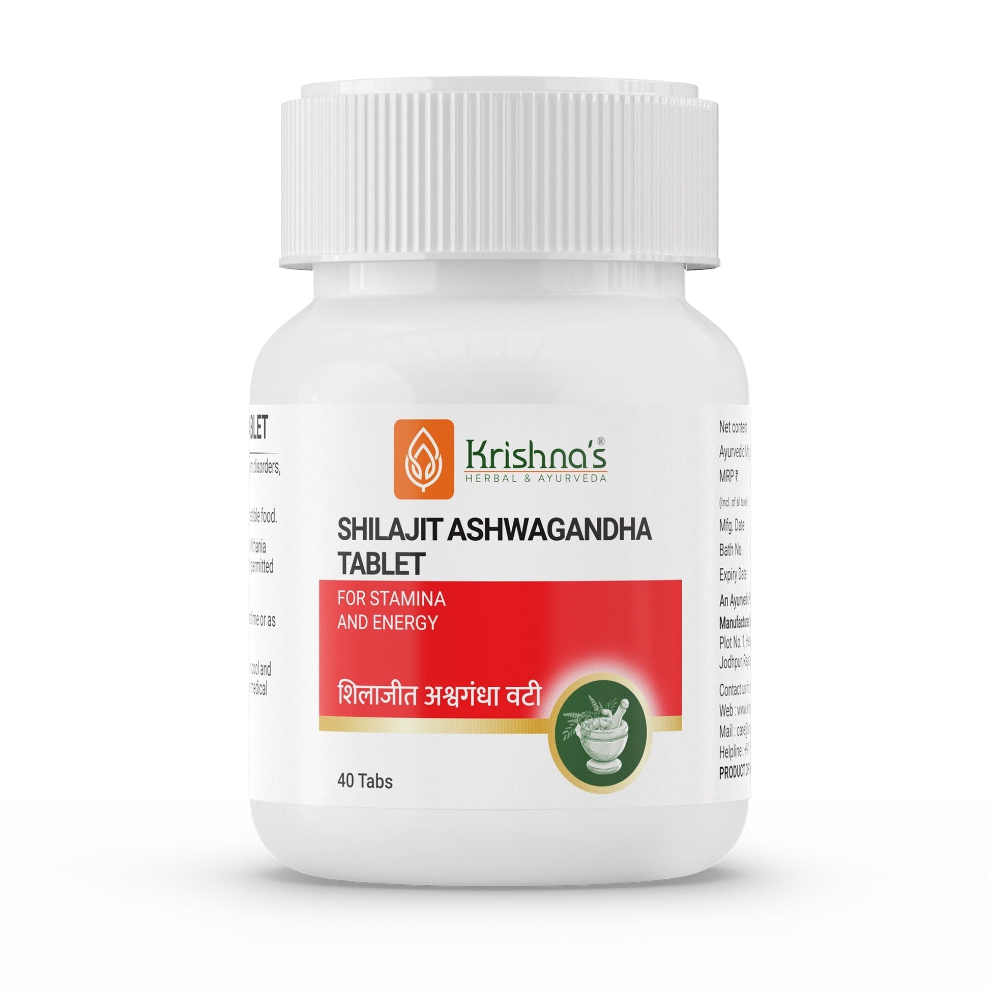 Krishna'S Herbal & Ayurveda SJ Ashwagandha Tablets 