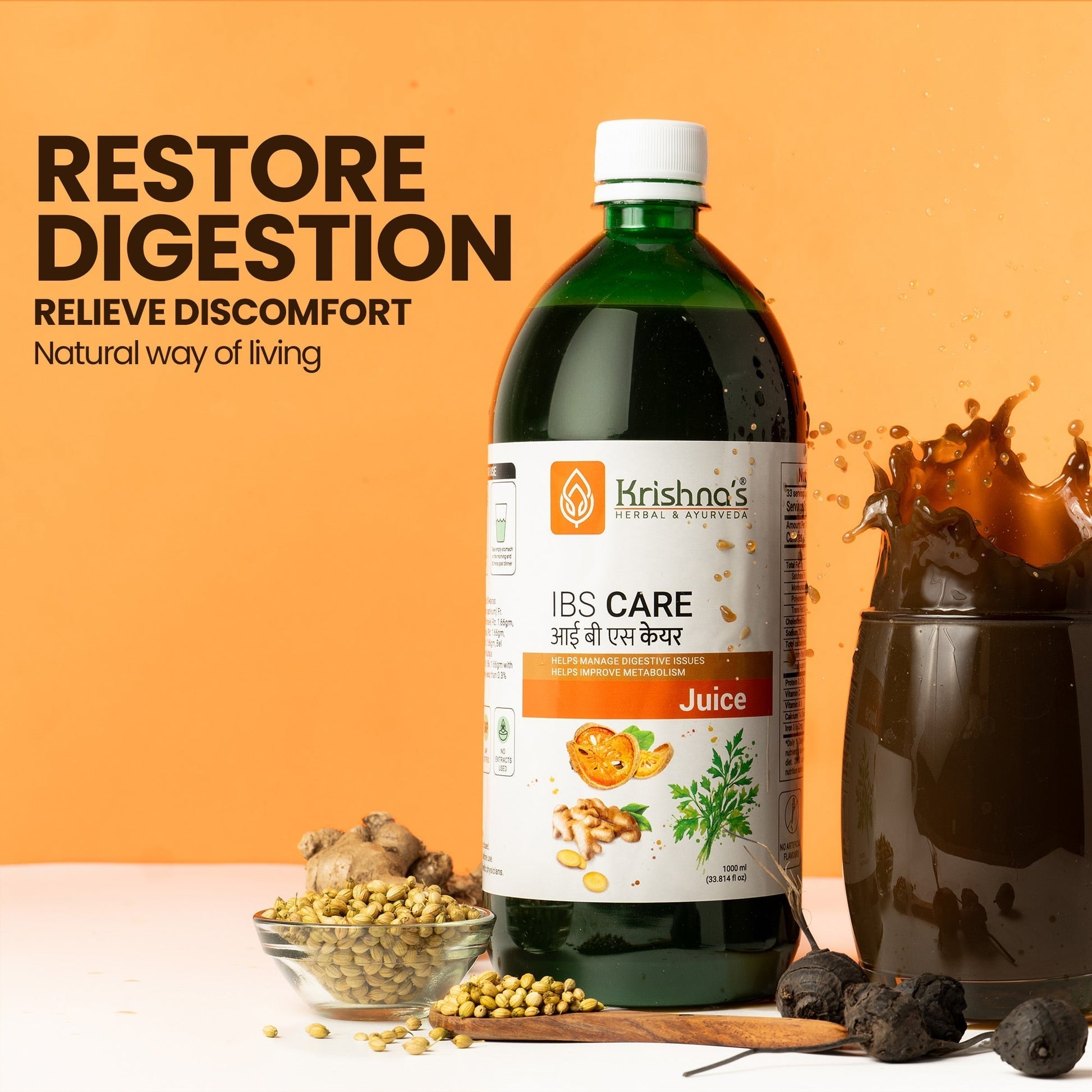 Krishna'S Herbal & Ayurveda Ibs Care Juice 