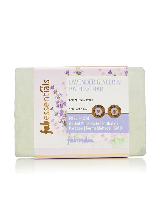 Fabessentials Assorted Glycerin Bathing Bars Combo - Rose, Sandalwood & Lavender - Grab2buy