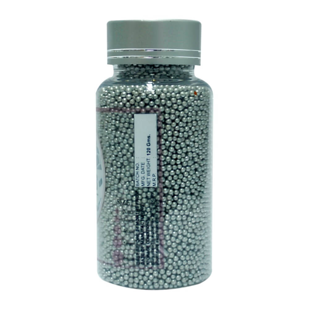 Confect Silver Disco Balls Sprinkles 3 MM