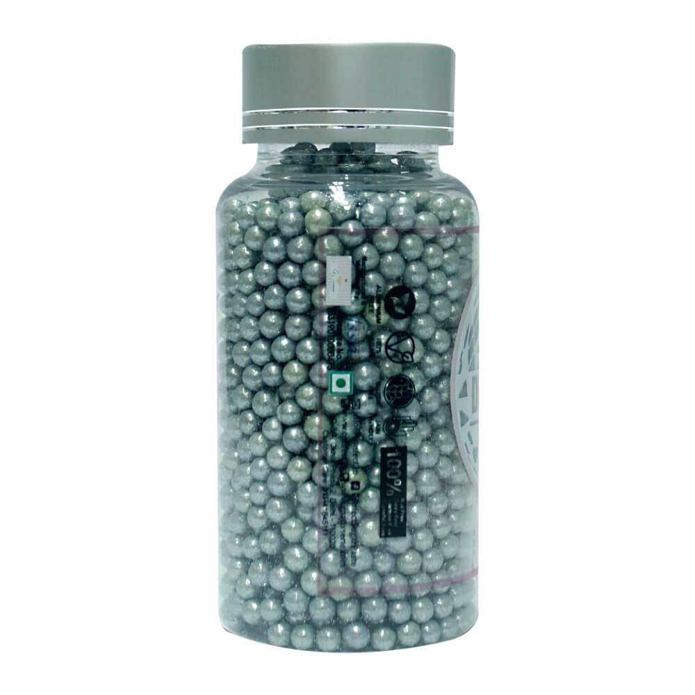 Confect Silver Disco Balls Sprinkles 4 MM