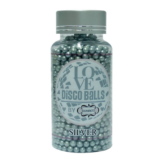 Confect Silver Disco Balls Sprinkles 5 MM
