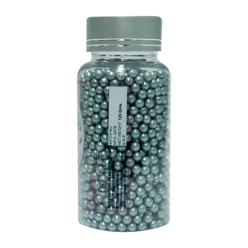 Confect Silver Disco Balls Sprinkles 6 MM