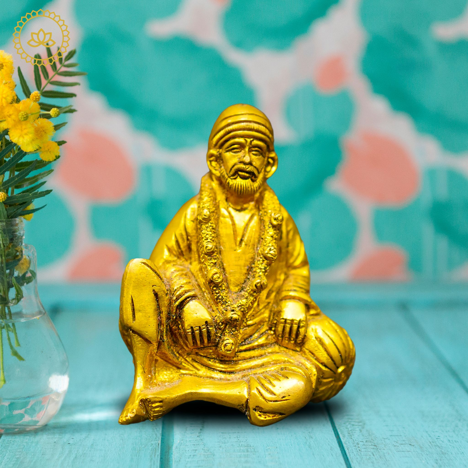 Sitting Brass Sai Baba: A Timeless Symbol of Serenity for Your Home - Grab2buy