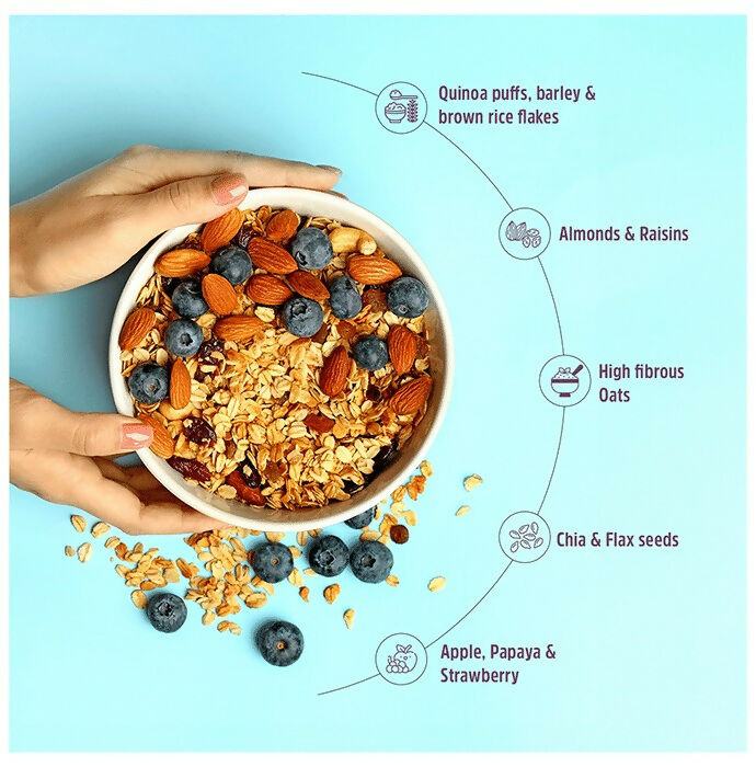 MuscleBlaze Fit High Protein Muesli - Fruits & Nut - Grab2buy