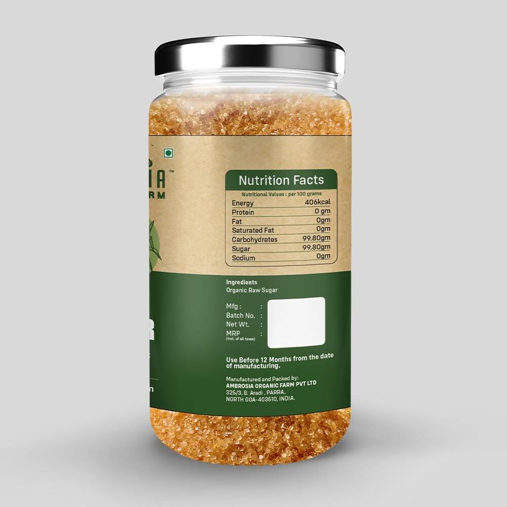 Ambrosia Organic Farm Raw Sugar  Grab2Buy Ambrosia Organic Farm Grab2Buy