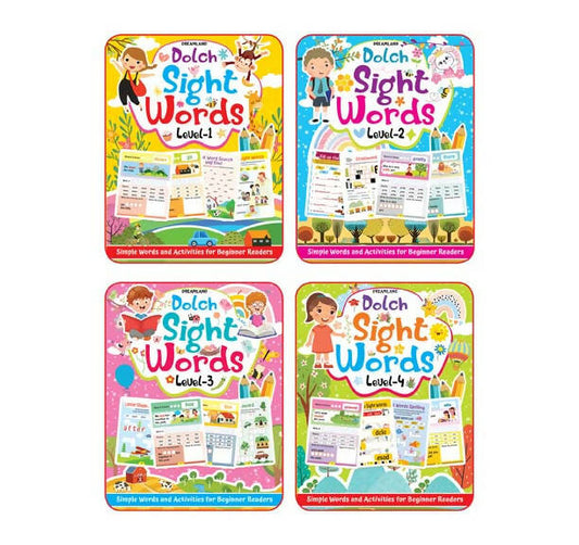 Dreamland Dolch Sight Words Books Pack- 4 Books