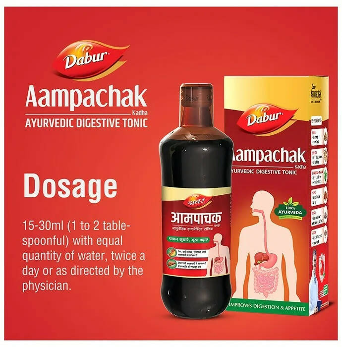 Dabur Aampachak Kadha Ayurvedic Digestive Tonic 