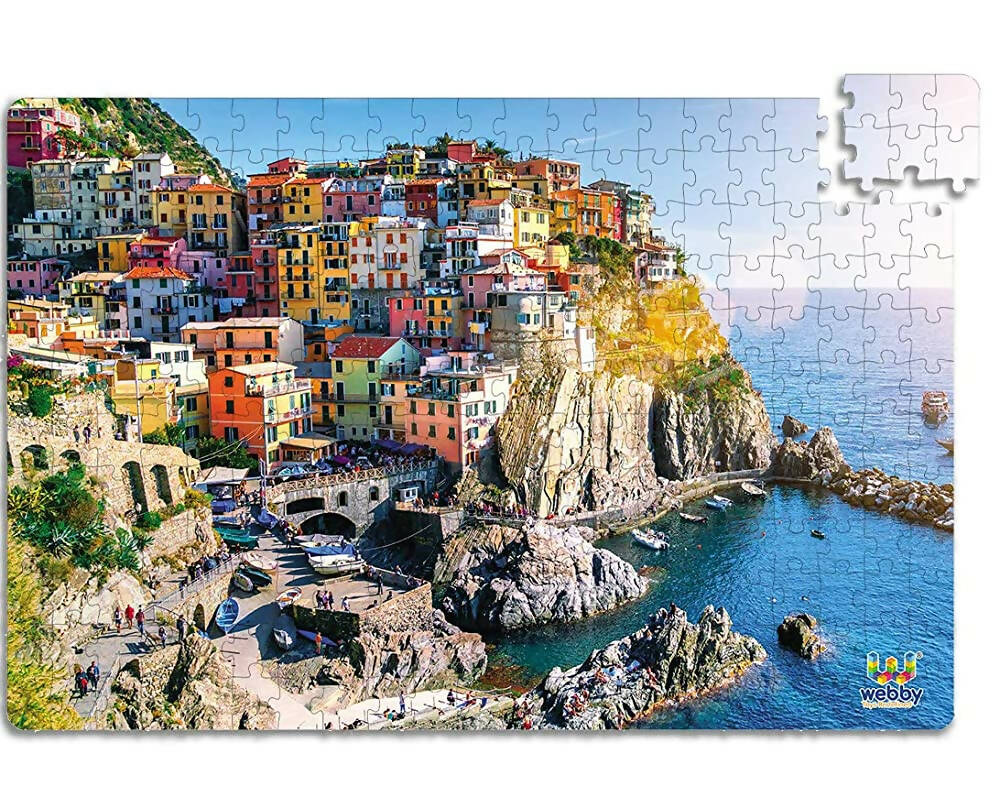Webby Cinque Terre & Italy Jigsaw Puzzle- 252 Pcs  Grab2Buy Webby Grab2Buy
