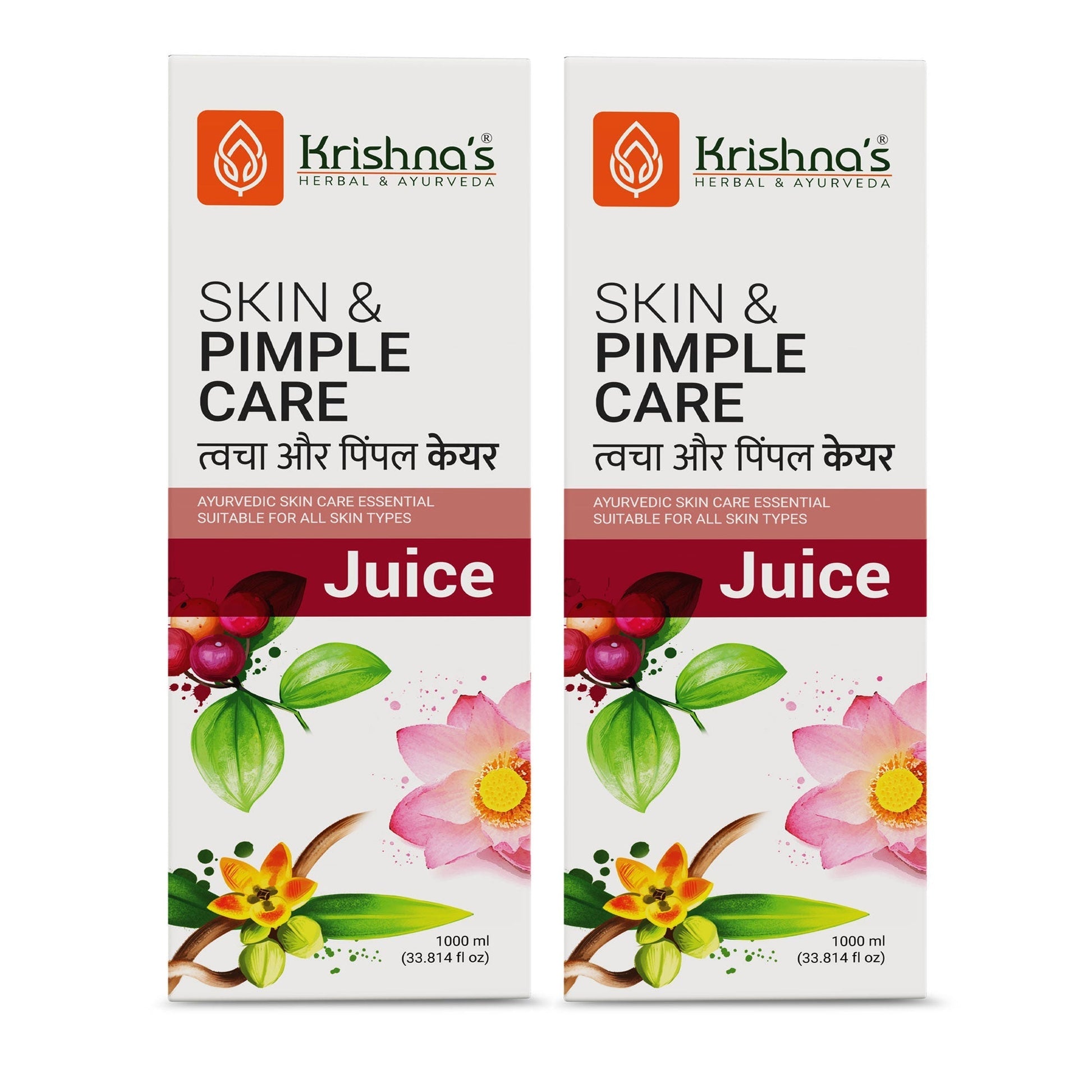 Krishna'S Herbal & Ayurveda Skin & Pimple Care Juice 