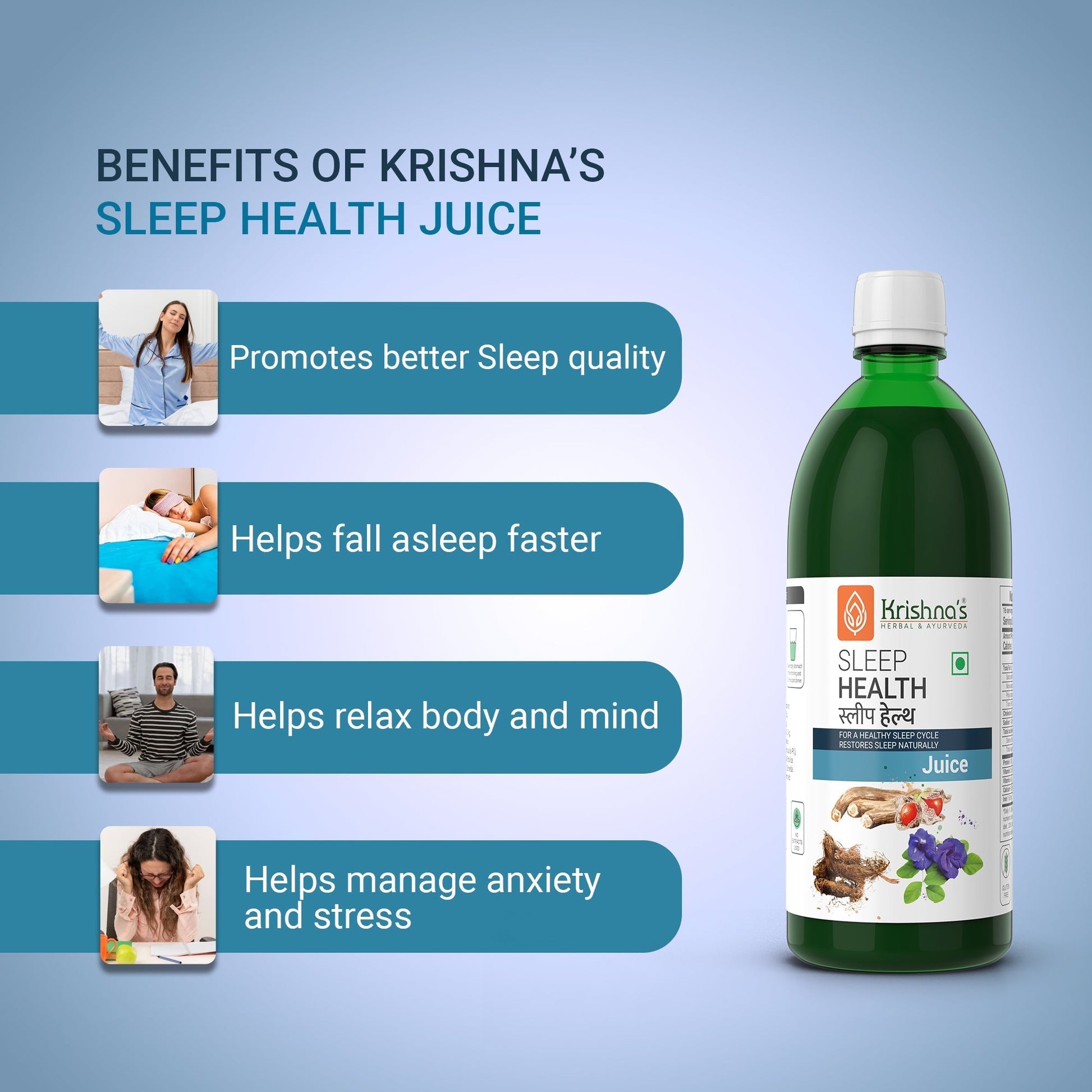 Krishna'S Herbal & Ayurveda Sleep Health Juice 