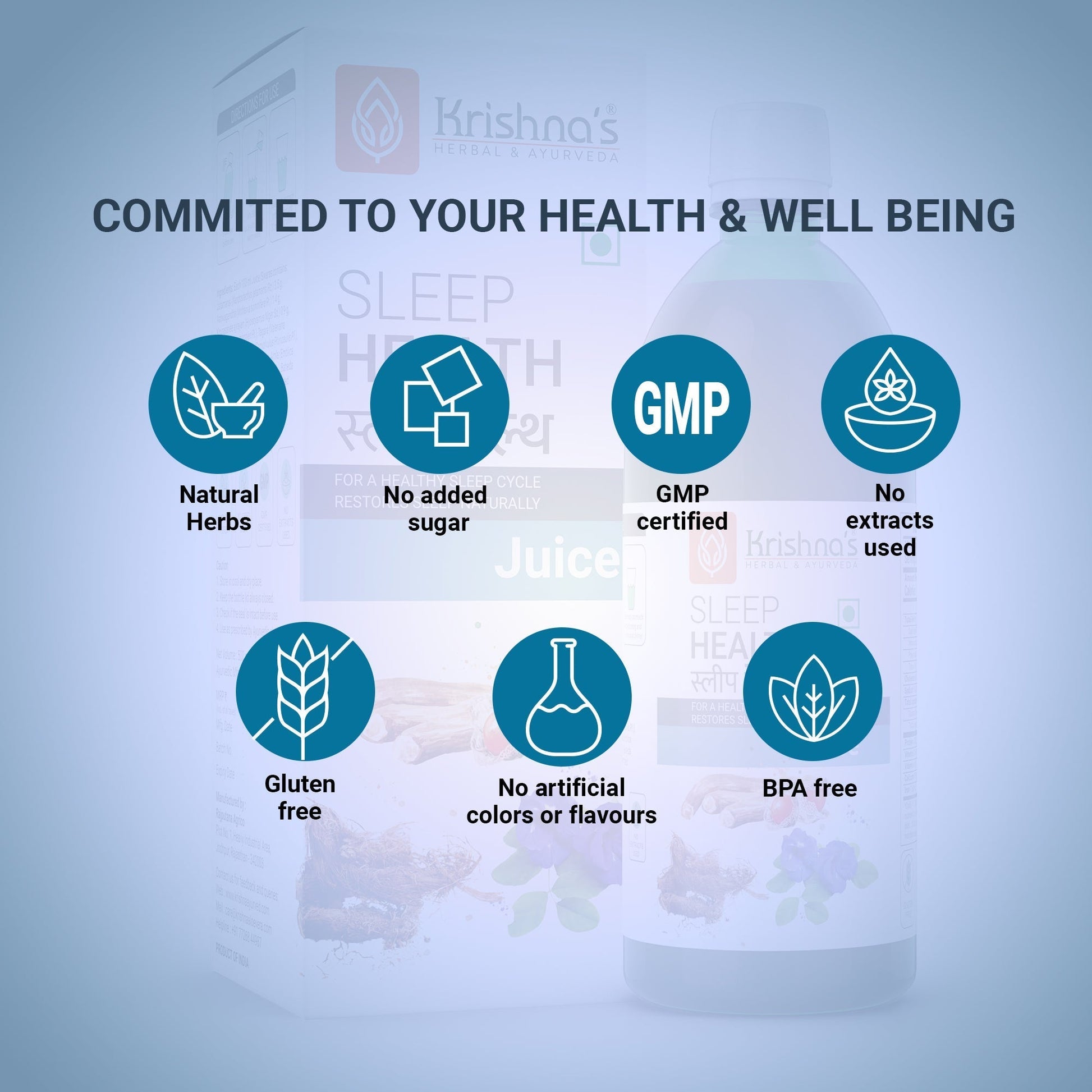 Krishna'S Herbal & Ayurveda Sleep Health Juice 