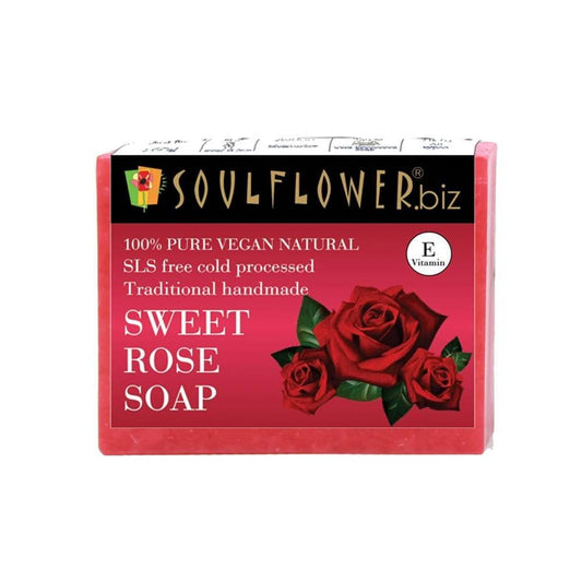 Soulflower Sweet Rose Handmade Soap - Grab2buy