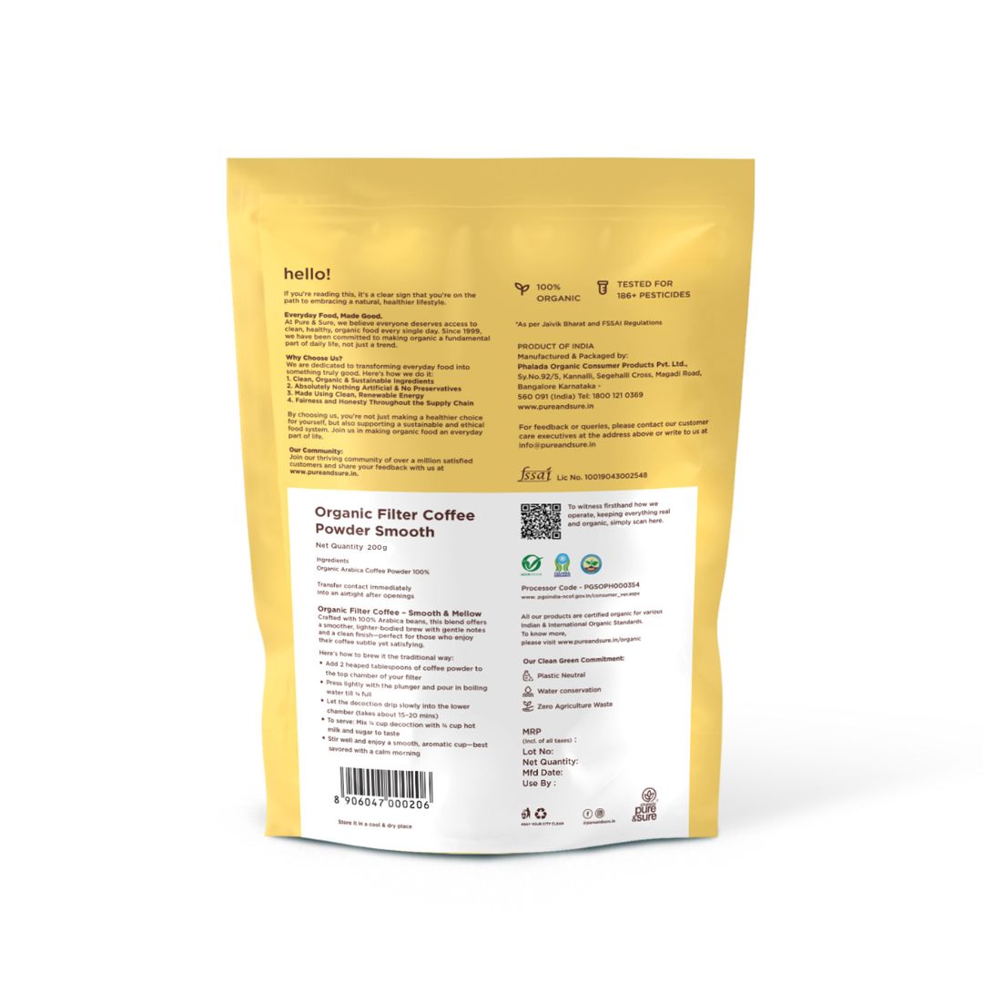 Pure & Sure Organic Coffee Smooth