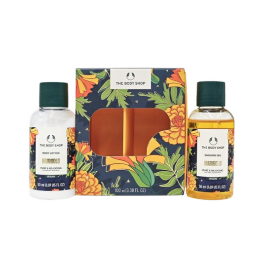 The Body Shop Marigold Shower Gel & Body Lotion Gift Set Kit  Grab2Buy The Body Shop Grab2Buy