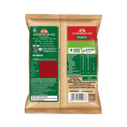 Aashirvaad Nature's Super Foods Organic Chana Dal - Grab2buy