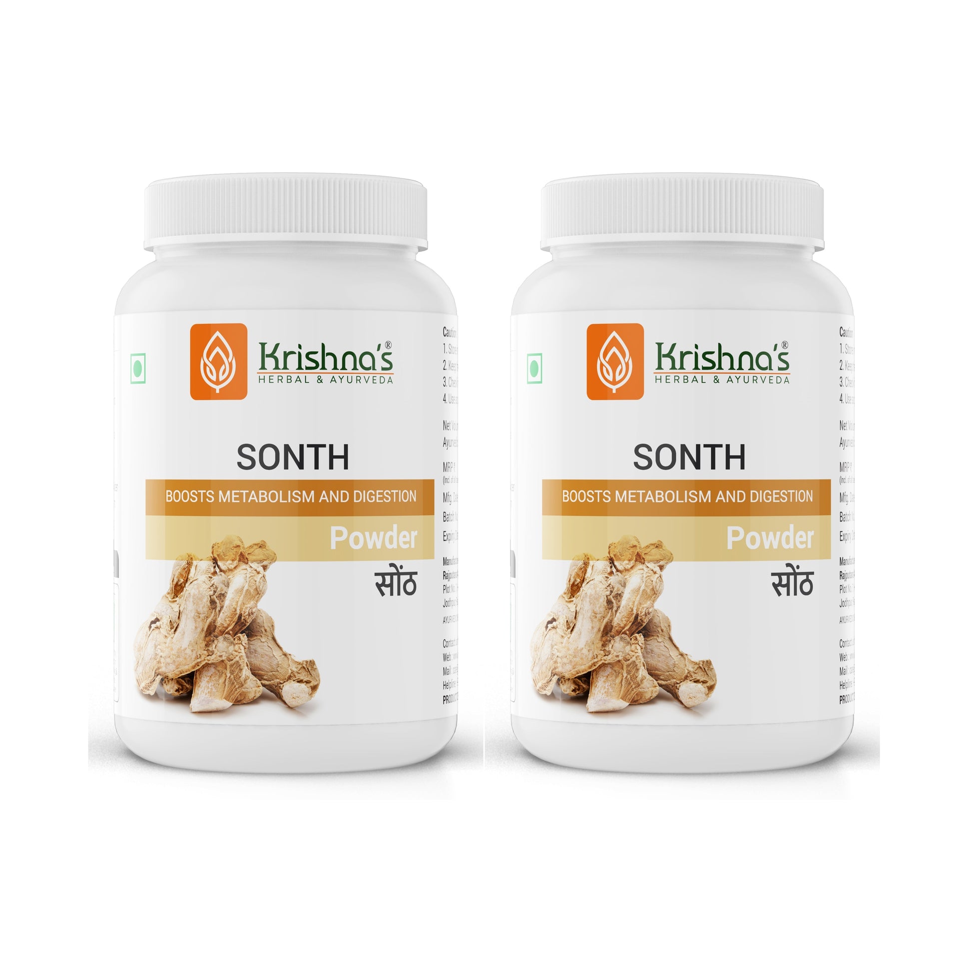 Krishna'S Herbal & Ayurveda Sonth Powder 
