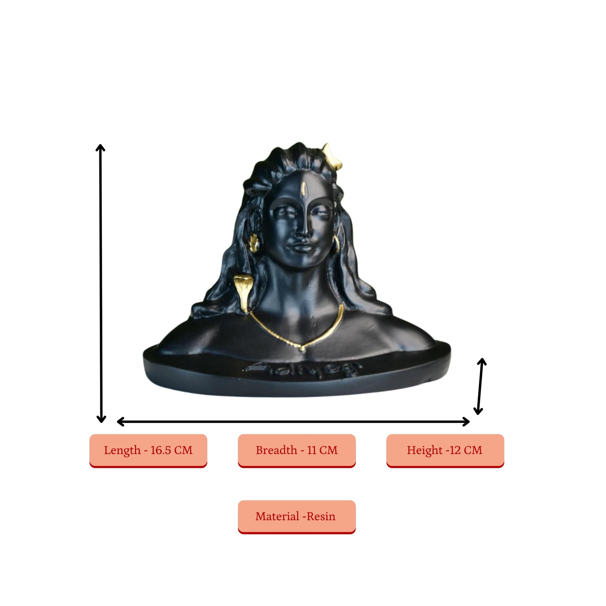 Sowpeace Resin Adiyogi Mini